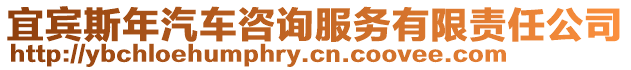 宜賓斯年汽車咨詢服務(wù)有限責(zé)任公司