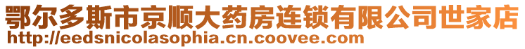 鄂爾多斯市京順大藥房連鎖有限公司世家店