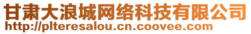 甘肅大浪城網(wǎng)絡(luò)科技有限公司