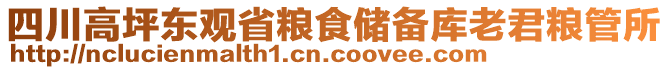 四川高坪東觀省糧食儲(chǔ)備庫(kù)老君糧管所