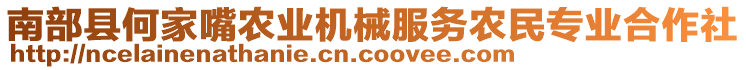 南部縣何家嘴農(nóng)業(yè)機械服務(wù)農(nóng)民專業(yè)合作社