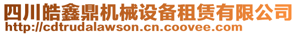 四川皓鑫鼎機(jī)械設(shè)備租賃有限公司