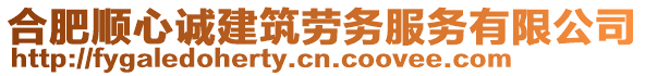 合肥順心誠建筑勞務(wù)服務(wù)有限公司