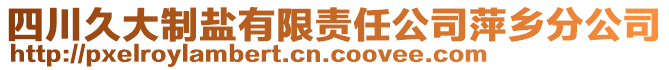 四川久大制鹽有限責任公司萍鄉(xiāng)分公司