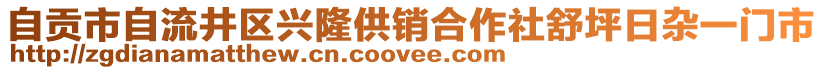 自貢市自流井區(qū)興隆供銷合作社舒坪日雜一門市