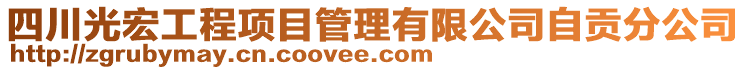 四川光宏工程項(xiàng)目管理有限公司自貢分公司