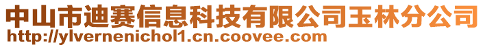 中山市迪賽信息科技有限公司玉林分公司