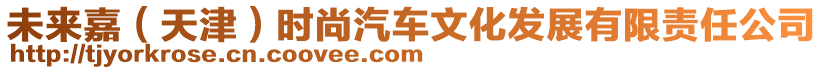 未來(lái)嘉（天津）時(shí)尚汽車文化發(fā)展有限責(zé)任公司