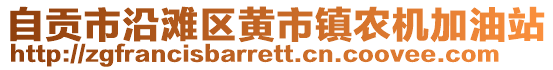 自貢市沿灘區(qū)黃市鎮(zhèn)農(nóng)機加油站