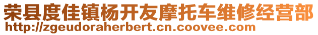 榮縣度佳鎮(zhèn)楊開友摩托車維修經(jīng)營部