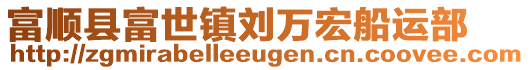 富順縣富世鎮(zhèn)劉萬(wàn)宏船運(yùn)部