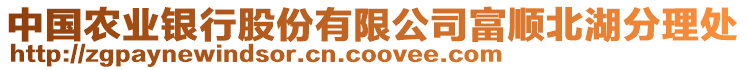 中國農(nóng)業(yè)銀行股份有限公司富順北湖分理處