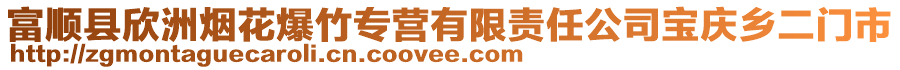 富順縣欣洲煙花爆竹專營有限責(zé)任公司寶慶鄉(xiāng)二門市