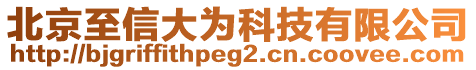 北京至信大為科技有限公司