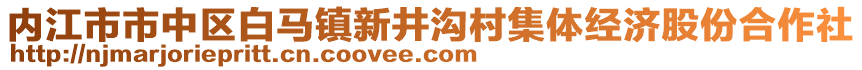 內(nèi)江市市中區(qū)白馬鎮(zhèn)新井溝村集體經(jīng)濟(jì)股份合作社