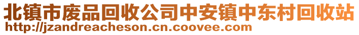 北鎮(zhèn)市廢品回收公司中安鎮(zhèn)中東村回收站