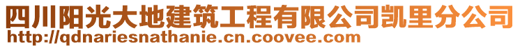 四川陽(yáng)光大地建筑工程有限公司凱里分公司