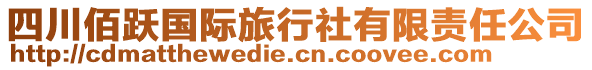 四川佰躍國(guó)際旅行社有限責(zé)任公司