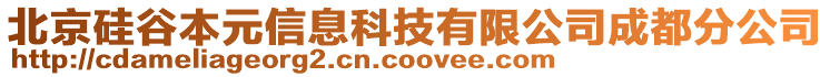 北京硅谷本元信息科技有限公司成都分公司