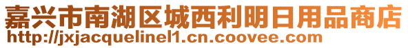 嘉興市南湖區(qū)城西利明日用品商店