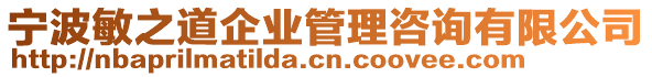 寧波敏之道企業(yè)管理咨詢有限公司