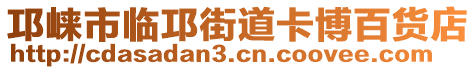 邛崍市臨邛街道卡博百貨店