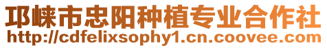 邛崍市忠陽種植專業(yè)合作社