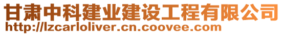 甘肅中科建業(yè)建設(shè)工程有限公司