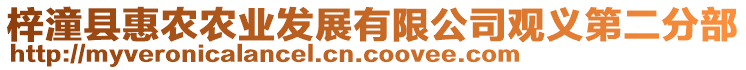 梓潼縣惠農(nóng)農(nóng)業(yè)發(fā)展有限公司觀義第二分部