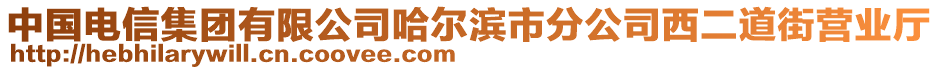 中國電信集團(tuán)有限公司哈爾濱市分公司西二道街營業(yè)廳