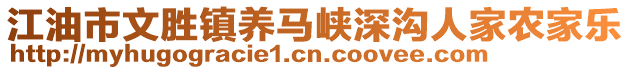 江油市文勝鎮(zhèn)養(yǎng)馬峽深溝人家農(nóng)家樂