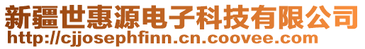 新疆世惠源電子科技有限公司