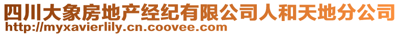 四川大象房地產(chǎn)經(jīng)紀(jì)有限公司人和天地分公司