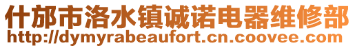 什邡市洛水鎮誠諾電器維修部