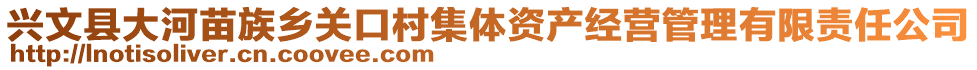 興文縣大河苗族鄉(xiāng)關(guān)口村集體資產(chǎn)經(jīng)營(yíng)管理有限責(zé)任公司