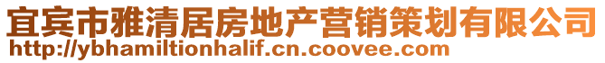 宜賓市雅清居房地產(chǎn)營(yíng)銷(xiāo)策劃有限公司