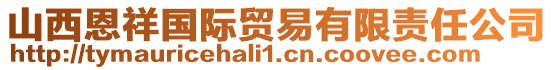 山西恩祥國(guó)際貿(mào)易有限責(zé)任公司