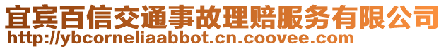 宜賓百信交通事故理賠服務(wù)有限公司