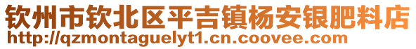 欽州市欽北區(qū)平吉鎮(zhèn)楊安銀肥料店