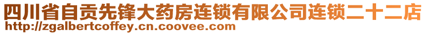 四川省自貢先鋒大藥房連鎖有限公司連鎖二十二店