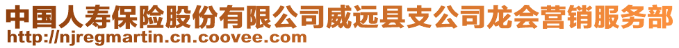 中國人壽保險股份有限公司威遠縣支公司龍會營銷服務部