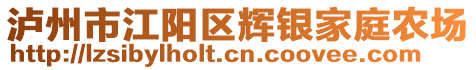 瀘州市江陽區(qū)輝銀家庭農(nóng)場