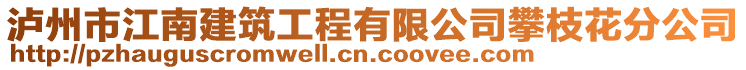 泸州市江南建筑工程有限公司攀枝花分公司