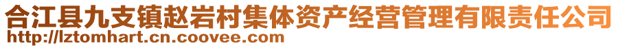 合江縣九支鎮(zhèn)趙巖村集體資產(chǎn)經(jīng)營管理有限責(zé)任公司