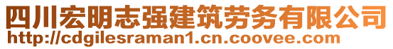 四川宏明志強(qiáng)建筑勞務(wù)有限公司