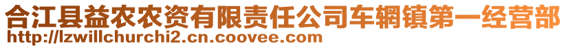 合江县益农农资有限责任公司车辋镇第一经营部