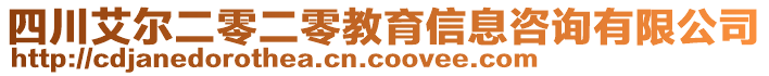 四川艾爾二零二零教育信息咨詢有限公司