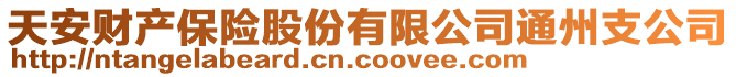 天安财产保险股份有限公司通州支公司