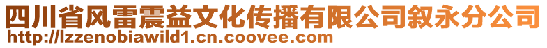 四川省風雷震益文化傳播有限公司敘永分公司