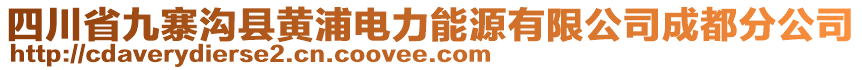 四川省九寨溝縣黃浦電力能源有限公司成都分公司